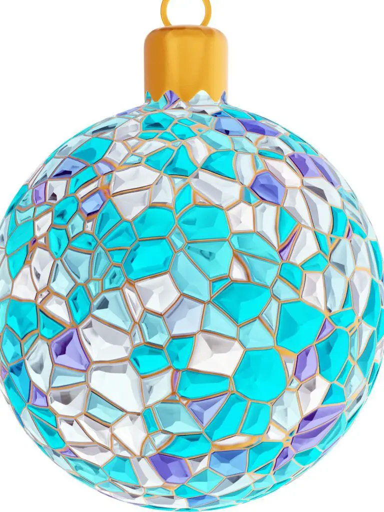 Stained glass ornaments are a great way to make money at craft shows.