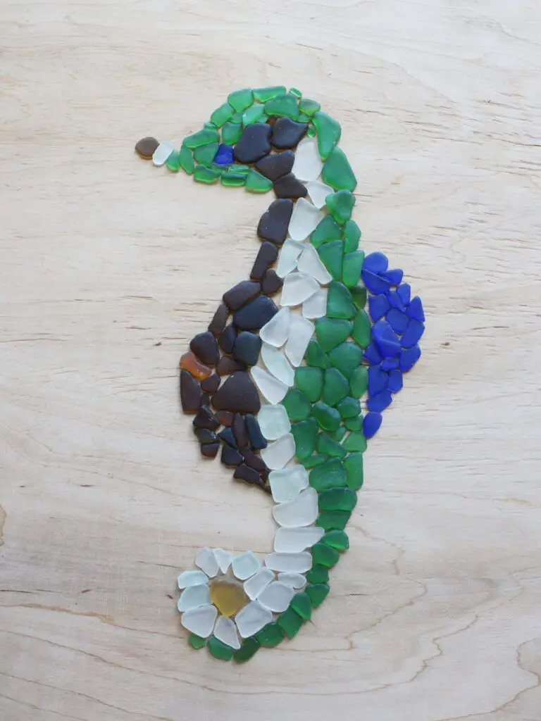 Sea glass art is a great item to sell to make money at craft shows.