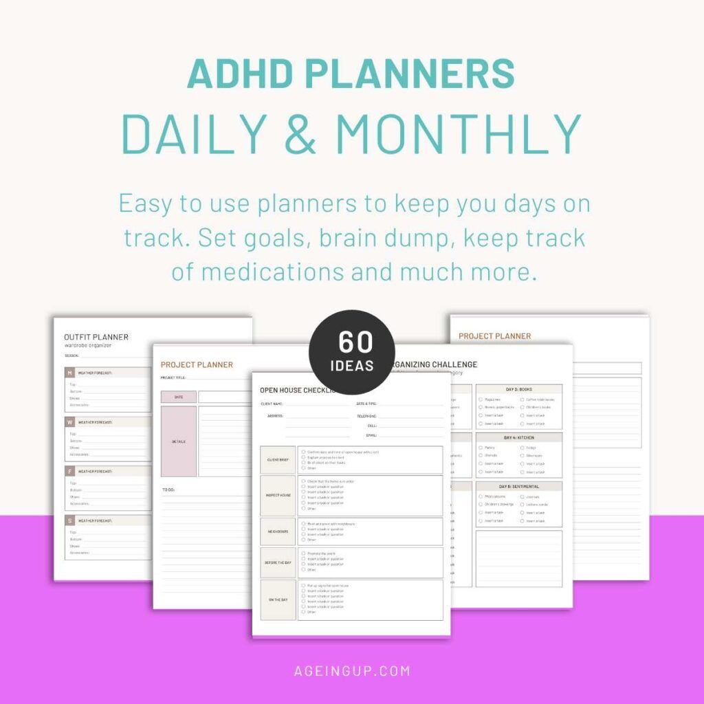 Free ADHD Planners are easy to find on the internet.