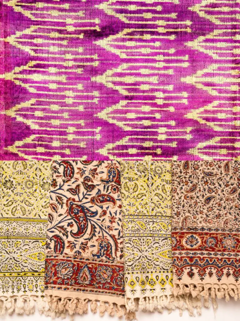 A collage of different rug patterns representing some of the most expensive rugs in the world