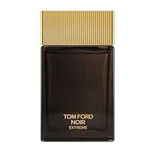 A black and gold bottle of Tom Ford Noir Extreme cologne touted as one of the best colognes for men over 50