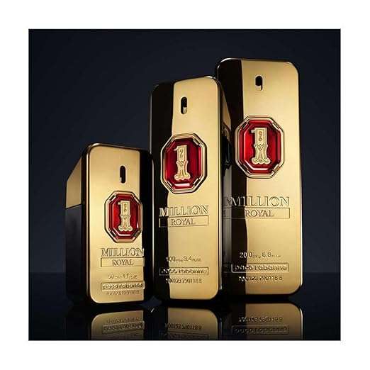 3 golden boxes containing Pacco Rabbane 1 Million cologne for men which is touted as one of the best colognes for men over 50