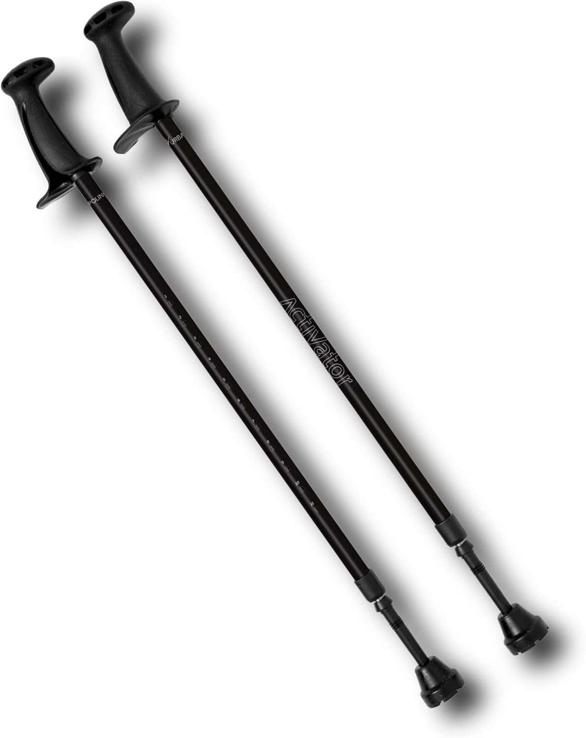 a pair of black activator poles to demonstrate the many mobility devices for seniors