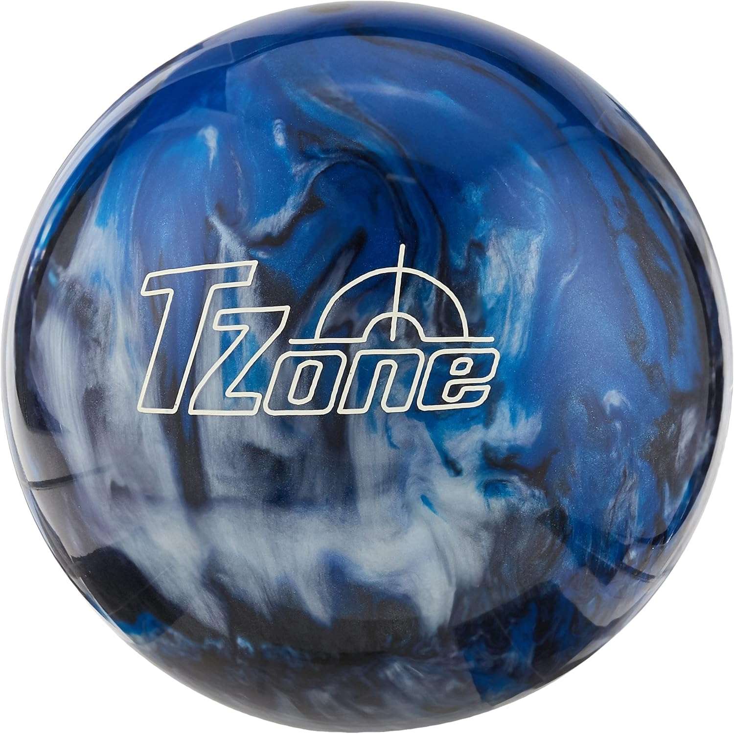 Blue marble bowling ball for beginners that doesn't fall under the category of most expensive bowling balls.