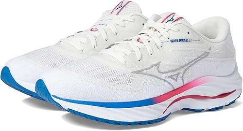 Mizuno Wave Rider 27 Running Shoe designed as arch support sneakers for women over 50