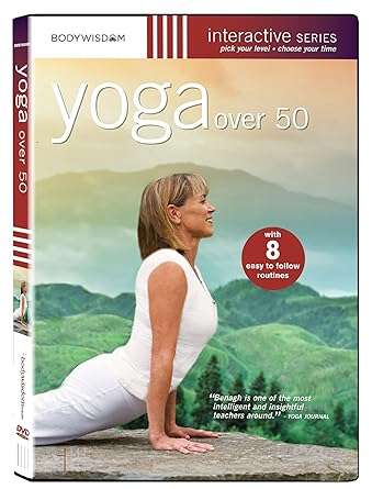 Woman over 50 doing upward facing dog