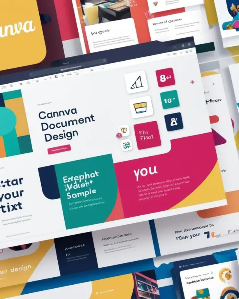 a group of colorful screenshots that helps answer the question can you collaborate in canva